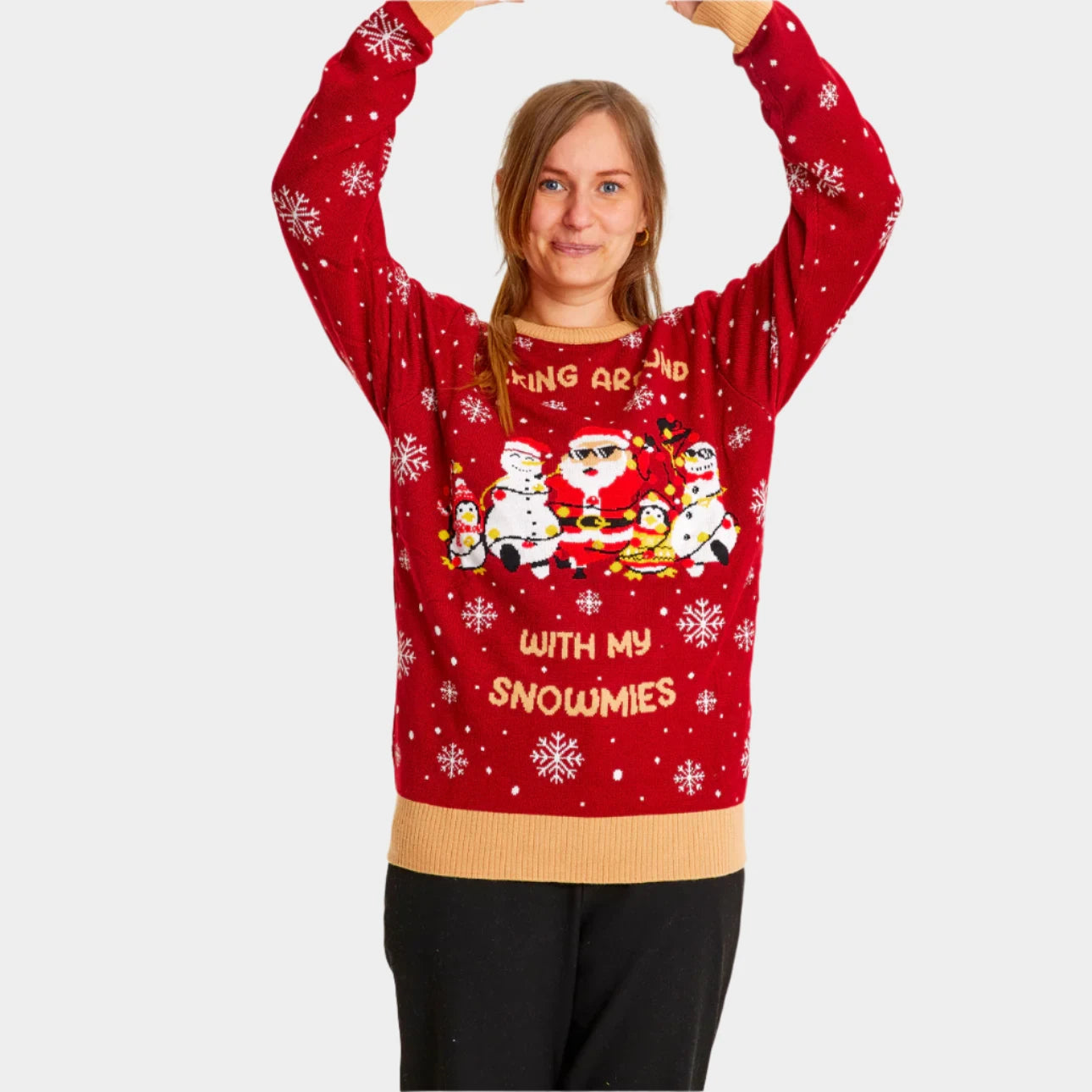 LED Light Up Women's Roomies Ugly Christmas Sweater