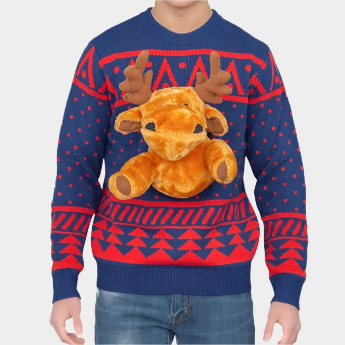 Reindeer Pullover Men's Ugly Christmas Sweater