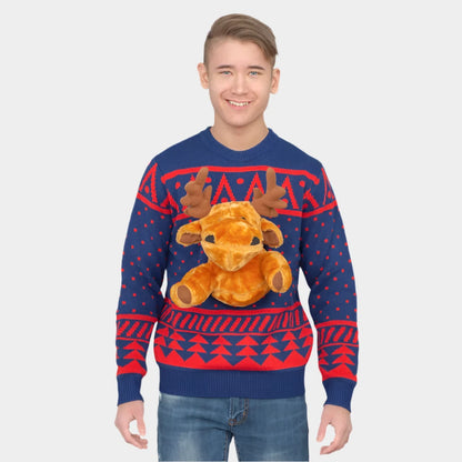 Reindeer Pullover Men's Ugly Christmas Sweater